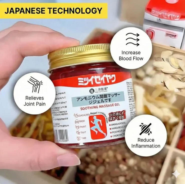 Japanese Pain Relief Massage Gel (Buy 1 Get 1 )